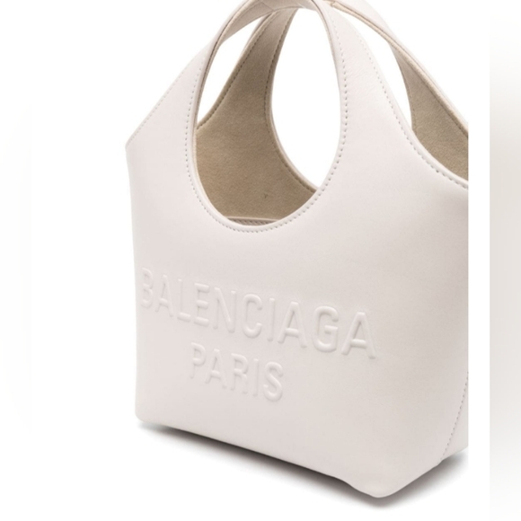 New Balenciaga Mary-Kate XS leather tote bag - Picture 5 of 17